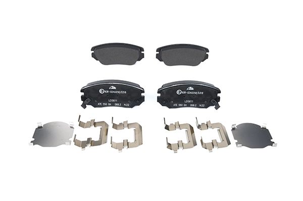 Bremsbelagsatz, Scheibenbremse