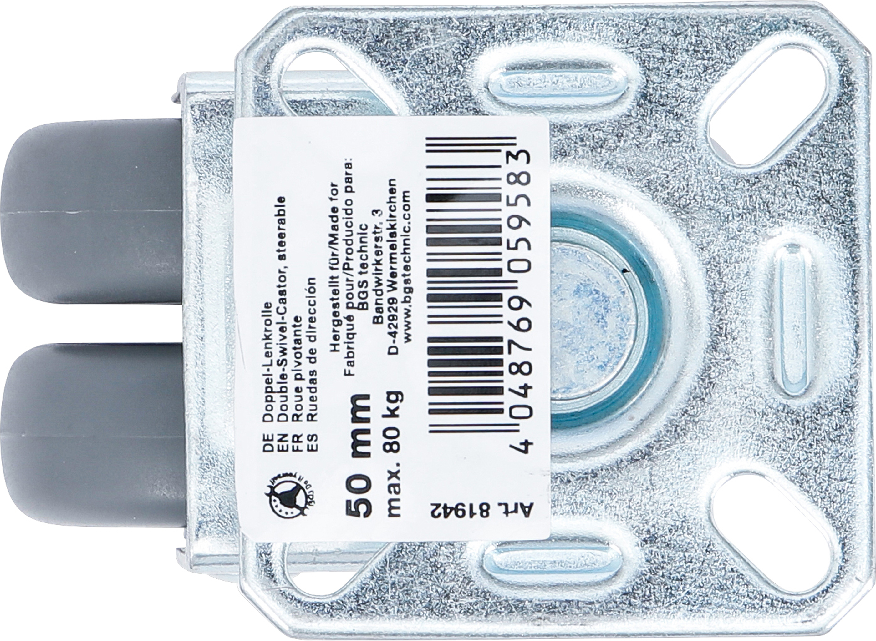 BGS Doppel-Lenkrolle | Ø 50 mm