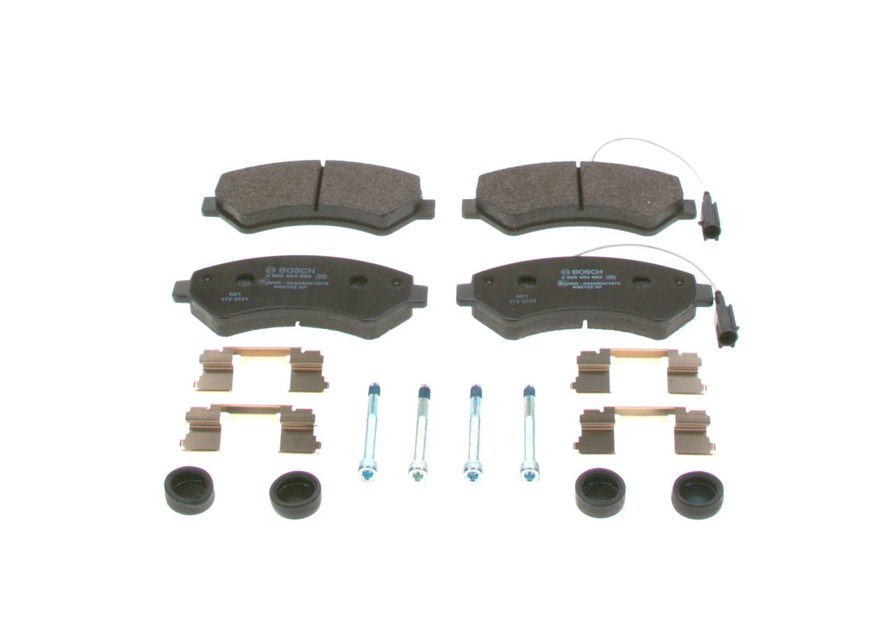 Bremsbelagsatz, Scheibenbremse