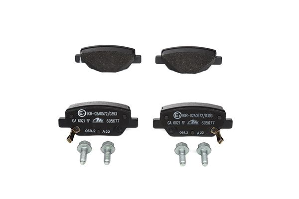 Bremsbelagsatz, Scheibenbremse