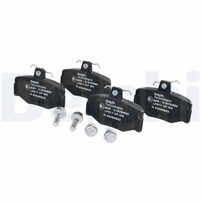 Bremsbelagsatz hinten , passt zu: NISSAN ALMERA II, ALMERA TINO, PRIMERA 1.5-2.2D 06.90-11.06