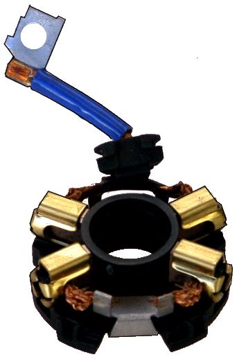 Halter, Kohlebürsten