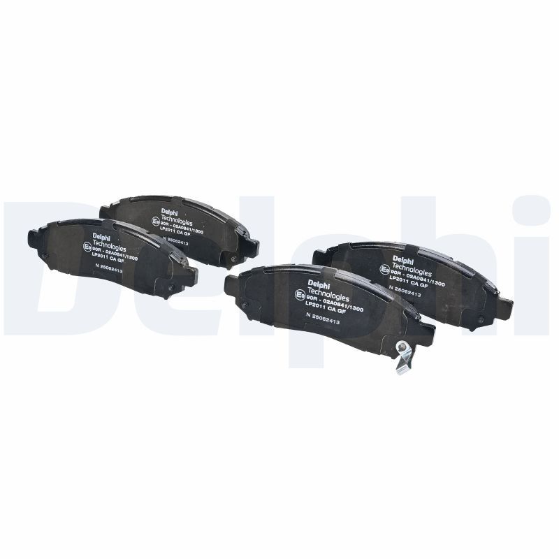Bremsbelagsatz vorne , passt zu: CHEVROLET CORVETTE; NISSAN LEAF, NAVARA, NAVARA NP300, NP300, NV200, NV200 / EVALIA, PATHFINDER III, XTERRA 2.5D-Electric 05.98-