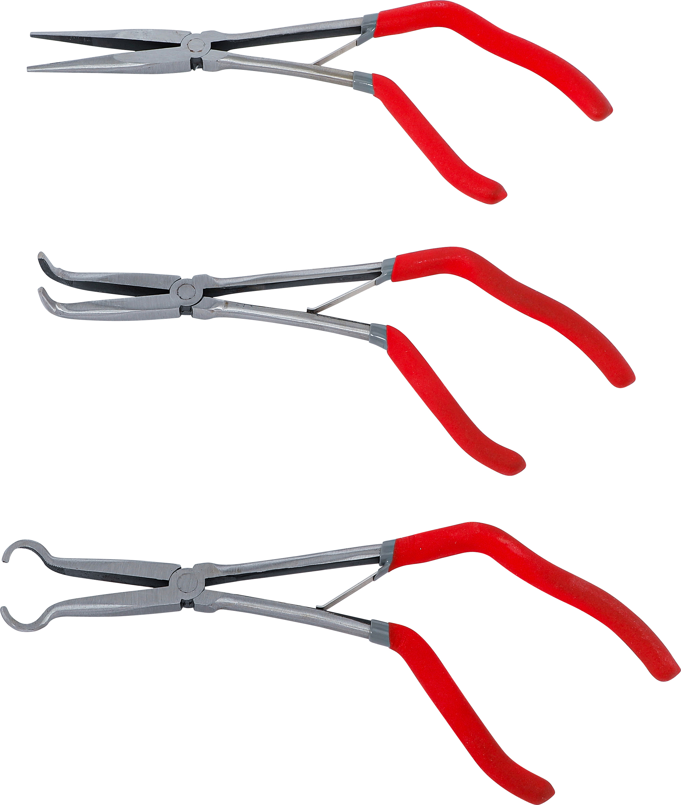 BGS Telefon- und Langbeckzangen-Satz | mit Pistolengriff | 275 mm | 3-tlg.