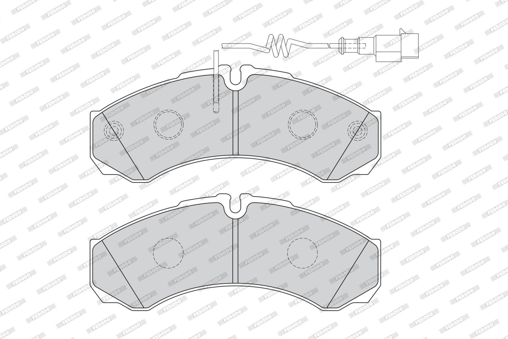 Bremsbelagsatz, Scheibenbremse