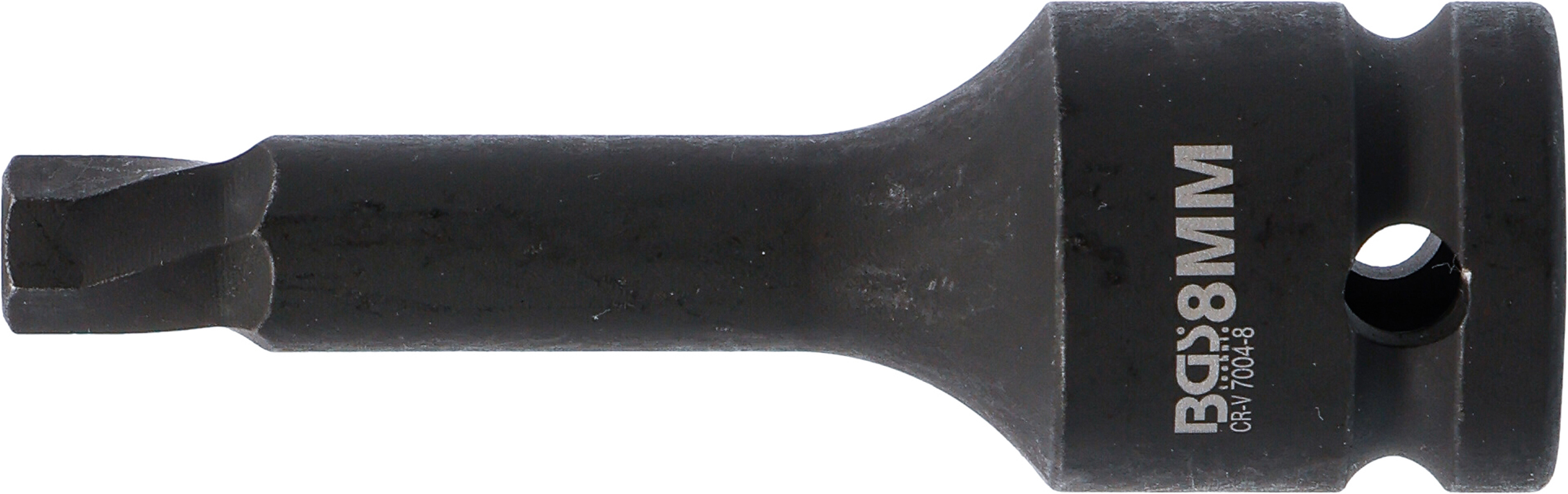BGS Schraubenausdreher | Antrieb Innenvierkant 12,5 mm (1/2") | für defekten Innensechskant 8 mm