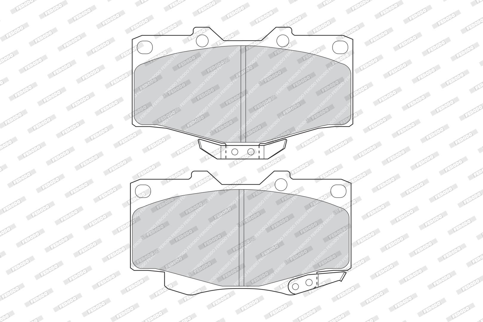 Bremsbelagsatz, Scheibenbremse