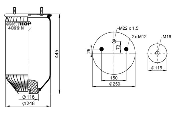 Federbalg, Luftfederung