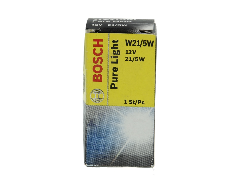 Bosch 1 987 302 252 Pure Light Glassockel 12V W21/5W W3X16Q Glühlampe 
