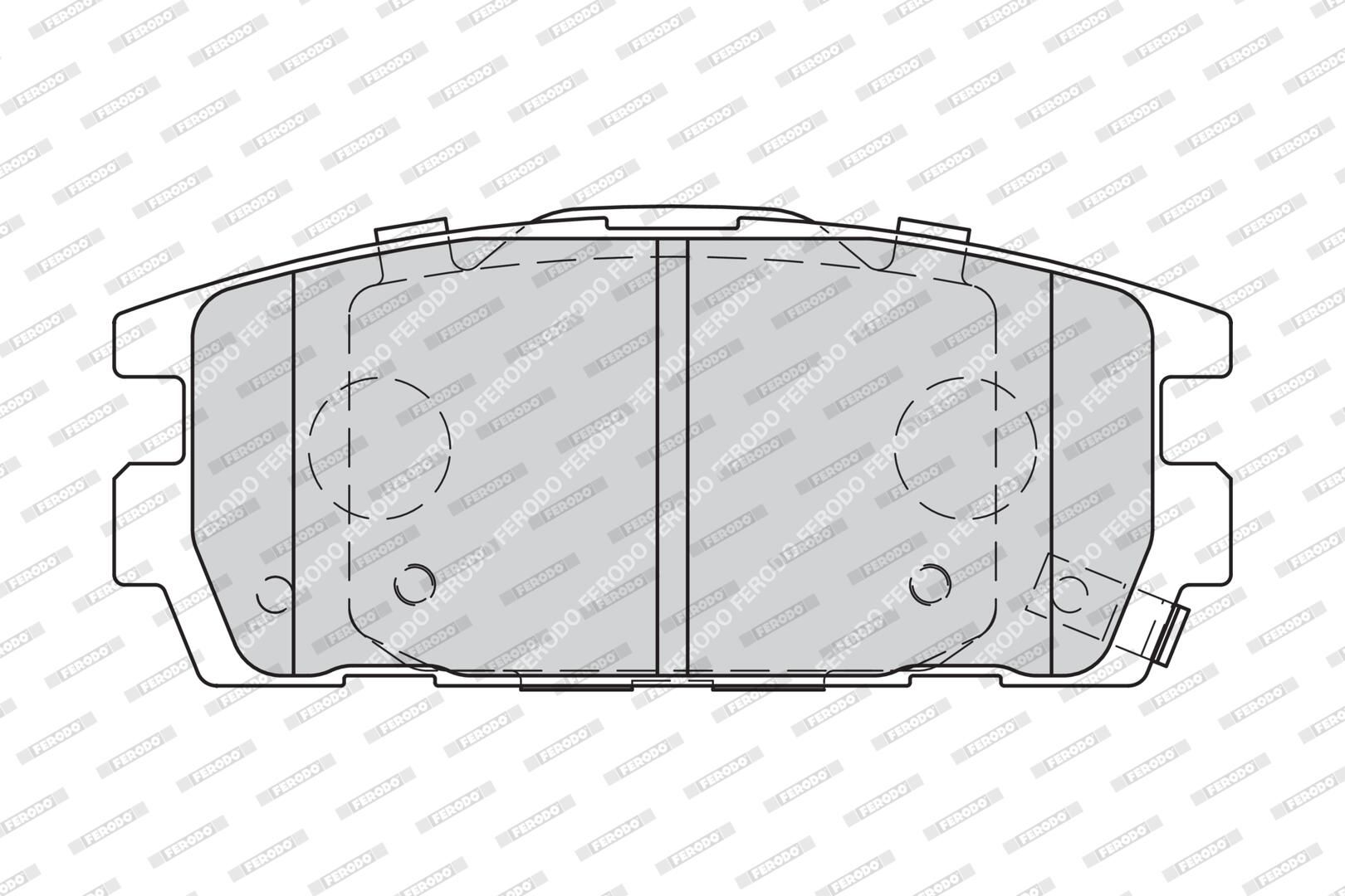 Bremsbelagsatz, Scheibenbremse