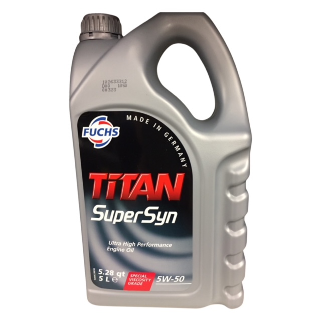 5W-50 Fuchs TITAN SuperSyn Motoröl 5 Liter