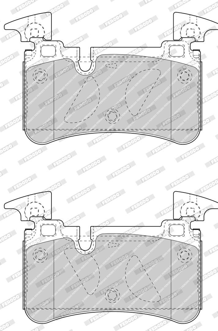 Bremsbelagsatz, Scheibenbremse