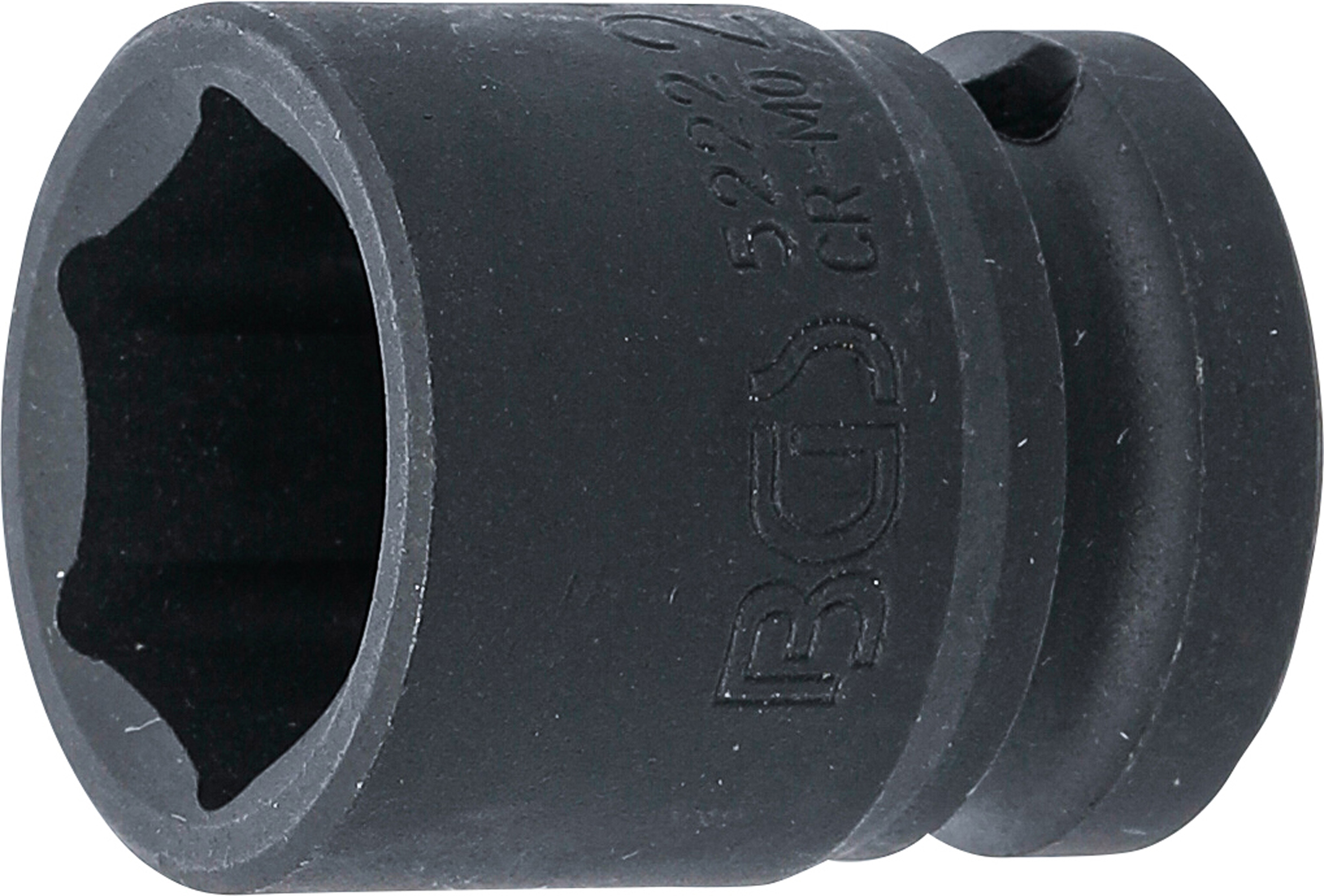 BGS Kraft-Steckschlüssel-Einsatz Sechskant | Antrieb Innenvierkant 12,5 mm (1/2") | SW 22 mm