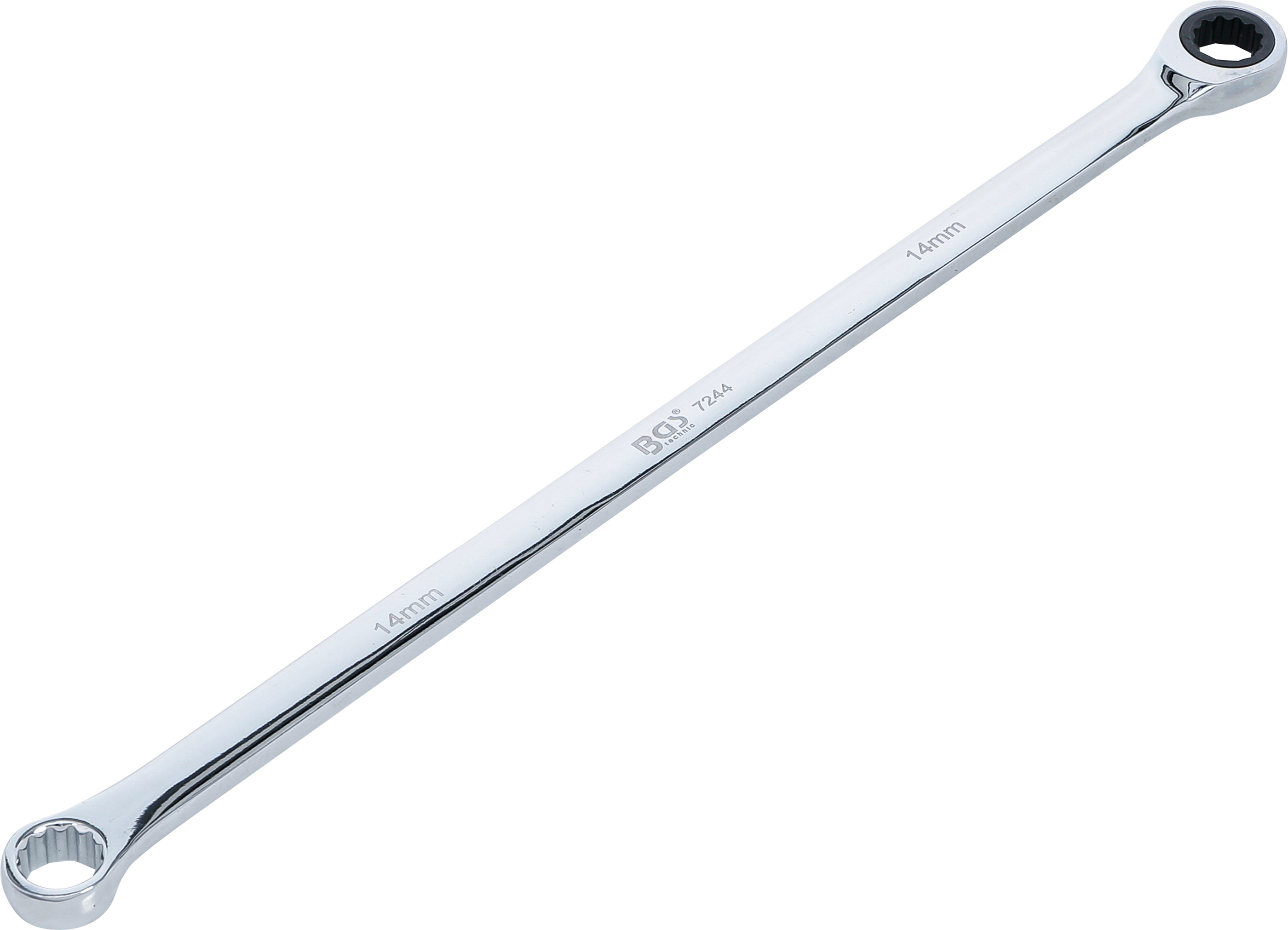 BGS Ratschenring- und Ringschlüssel | extra lang | SW 14 mm