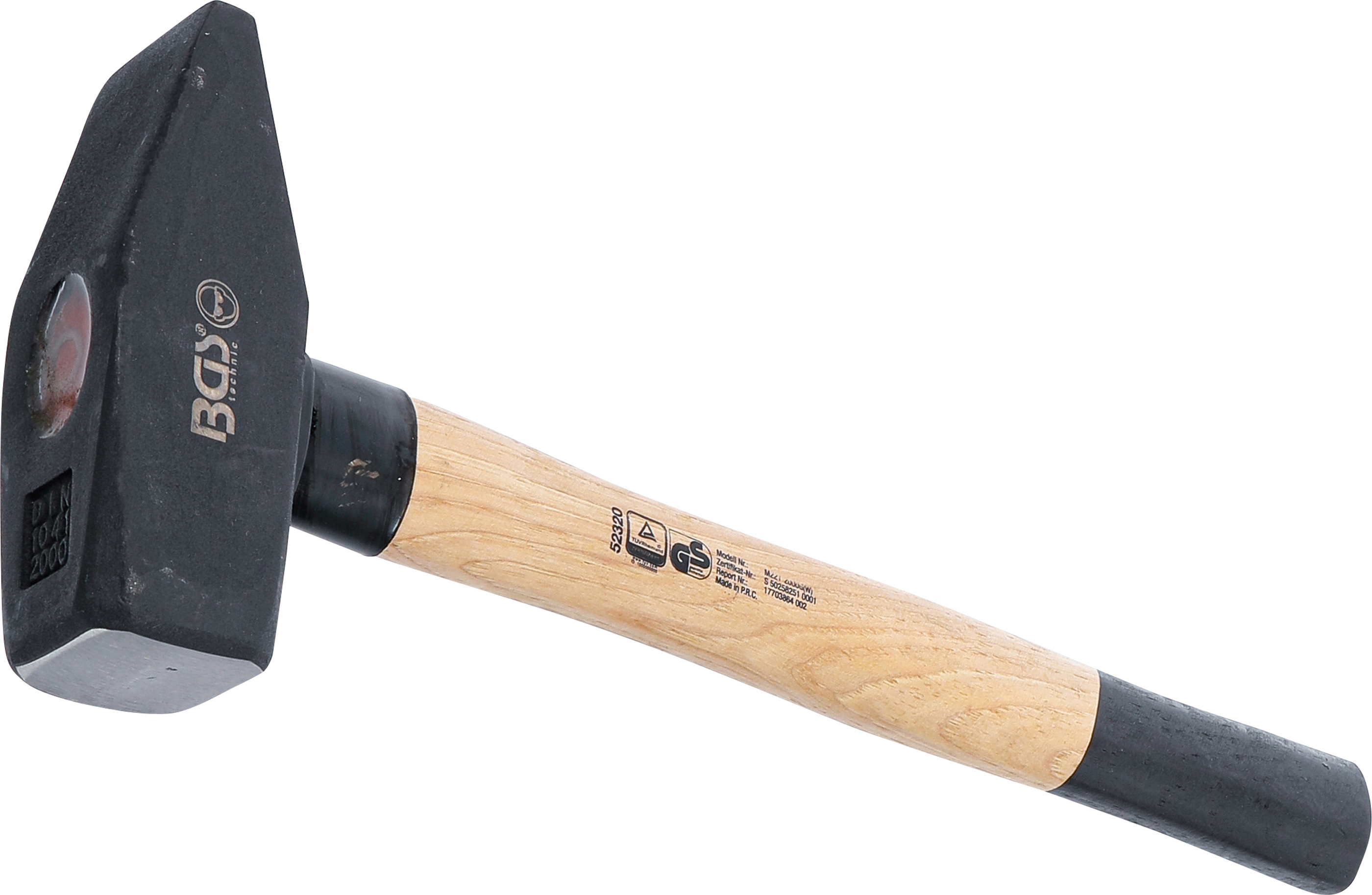 BGS Schlosserhammer | Hickory-Stiel | DIN 1041 | 2000 g