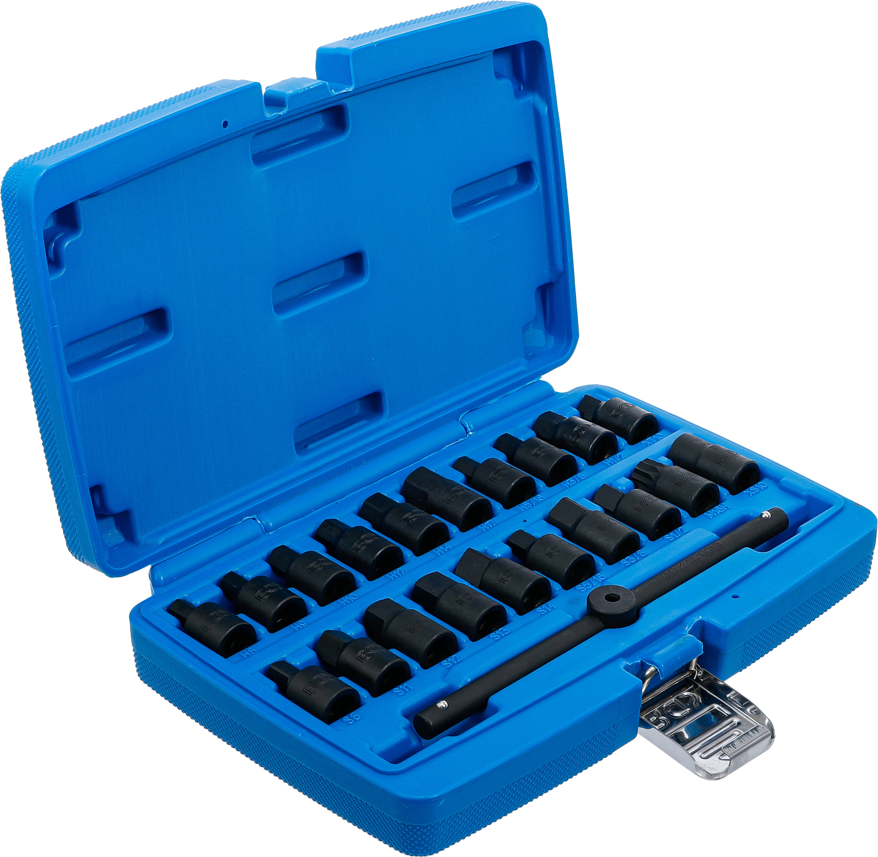 BGS Ölwannen-Spezial-Einsatz-Satz | Antrieb Innenvierkant 10 mm (3/8") | 21-tlg.