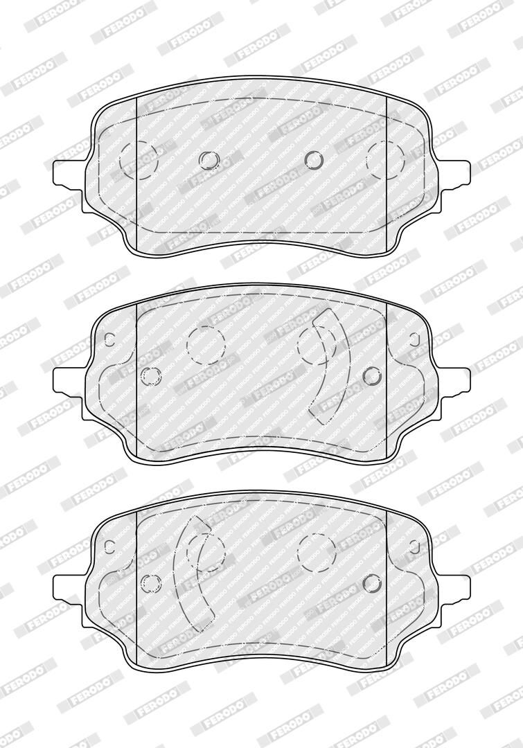 Bremsbelagsatz, Scheibenbremse