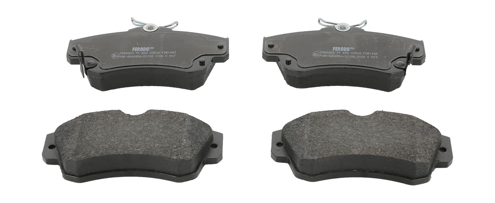 Bremsbelagsatz, Scheibenbremse