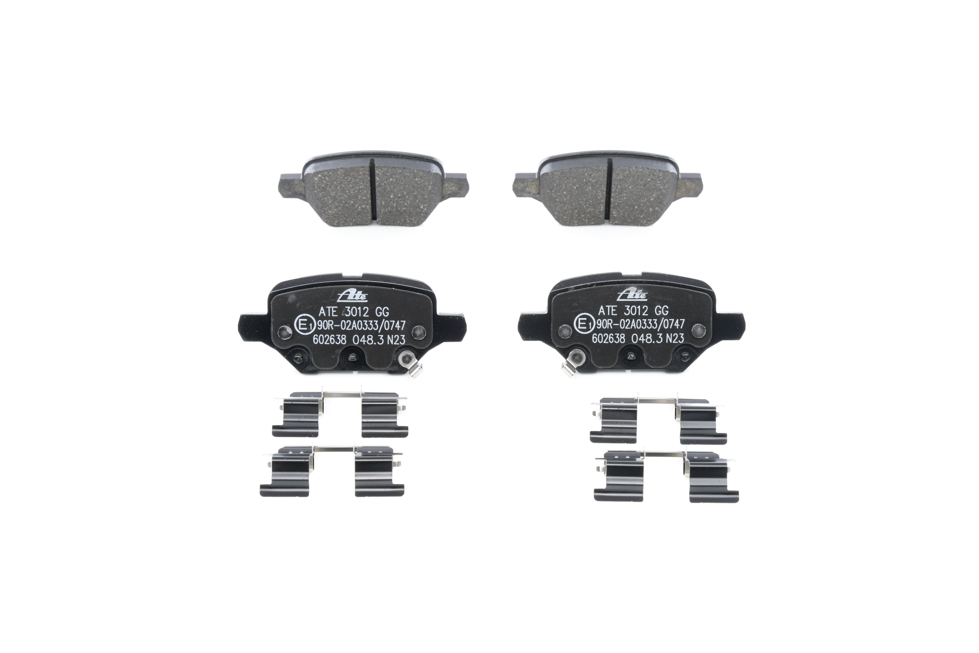 Bremsbelagsatz, Scheibenbremse