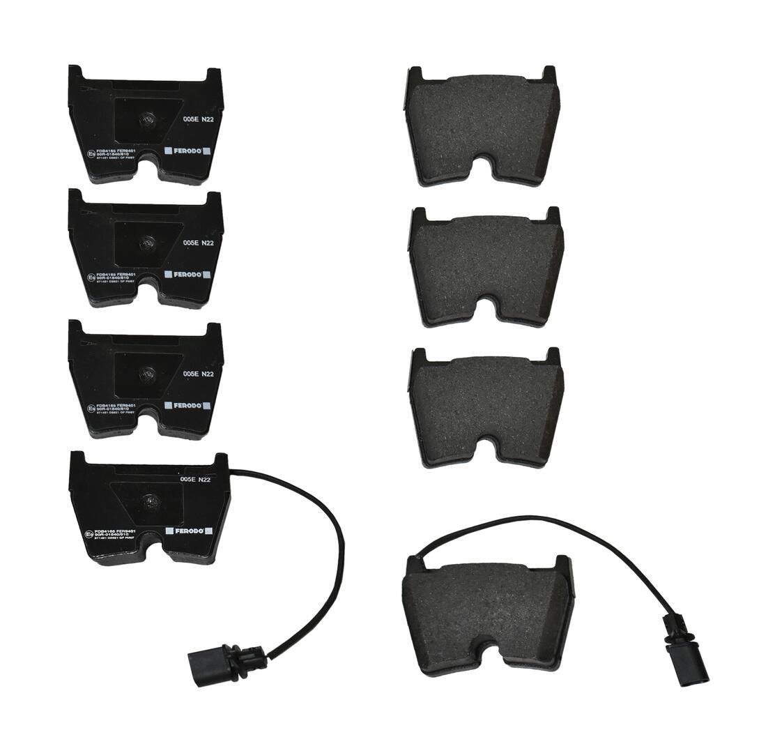 Bremsbelagsatz, Scheibenbremse