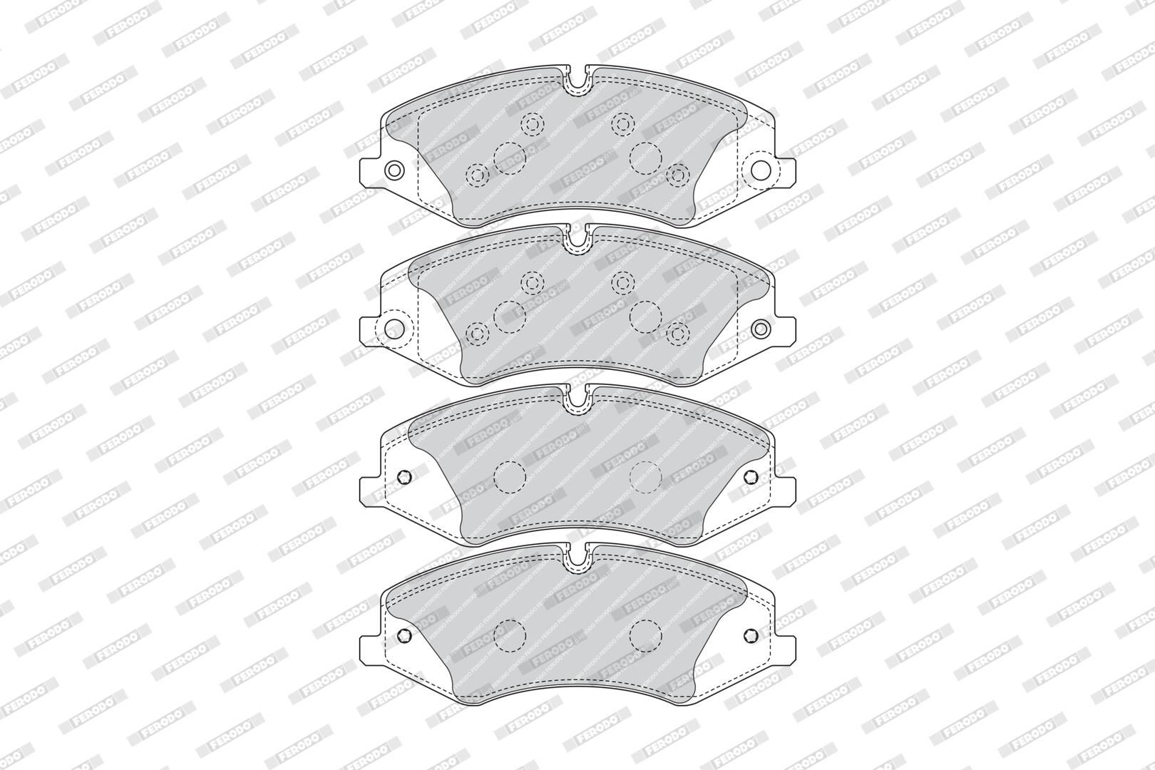Bremsbelagsatz, Scheibenbremse