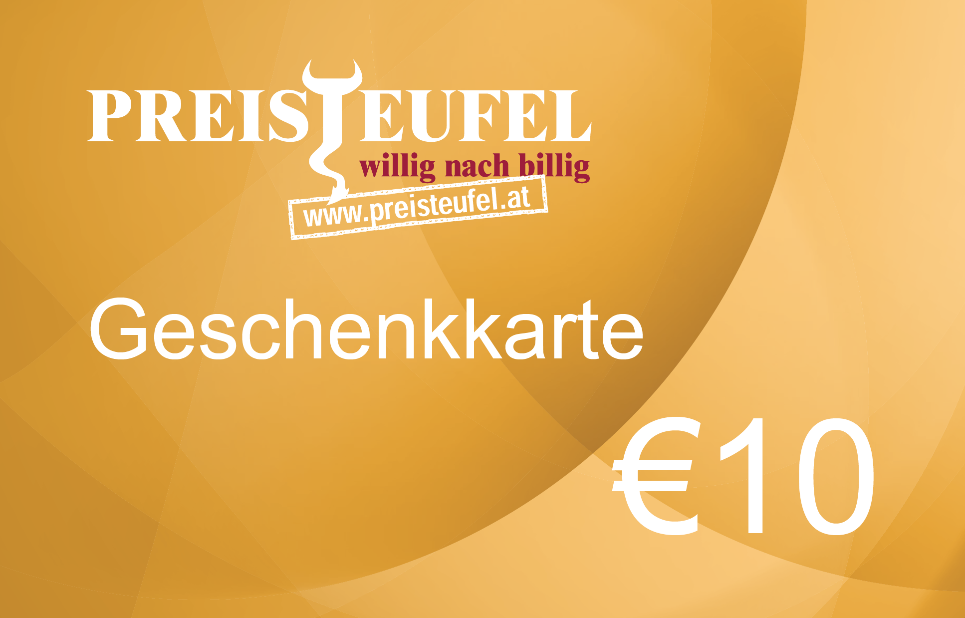 Geschenkkarte PREISTEUFEL € 10