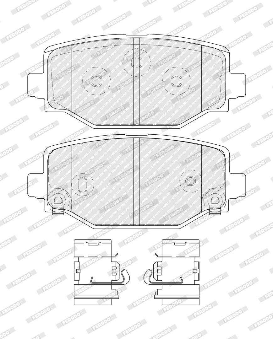 Bremsbelagsatz, Scheibenbremse