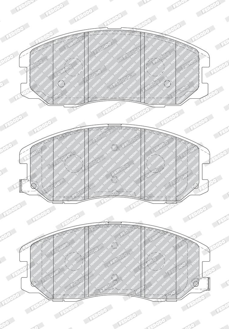 Bremsbelagsatz, Scheibenbremse