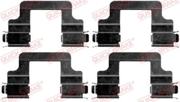 Zubehörsatz, Scheibenbremsbelag