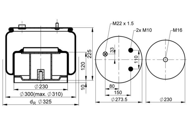 Federbalg, Luftfederung