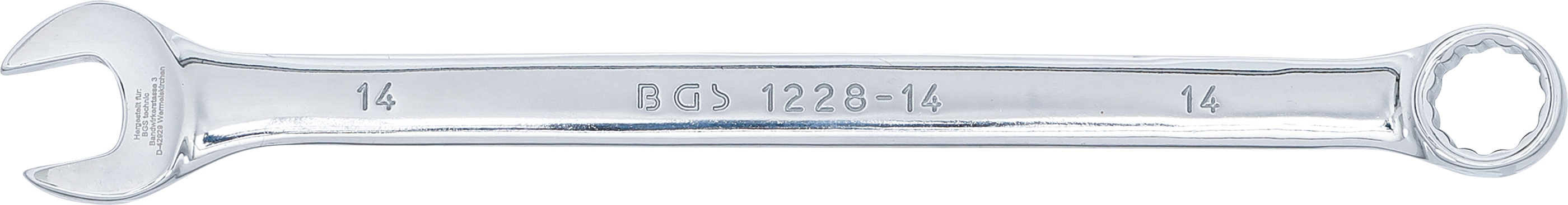 BGS Maul-Ringschlüssel | extra lang | SW 14 mm