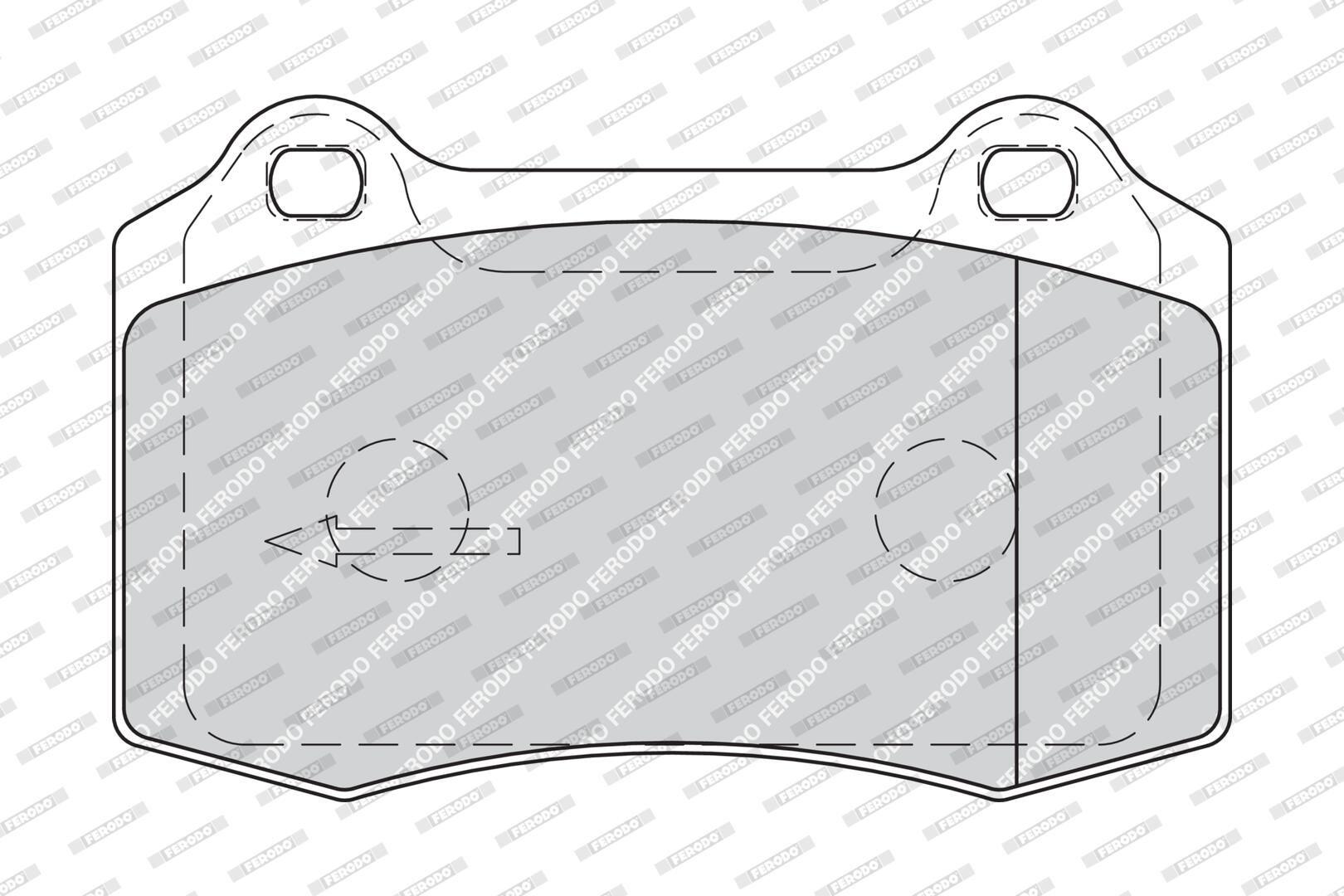Bremsbelagsatz, Scheibenbremse