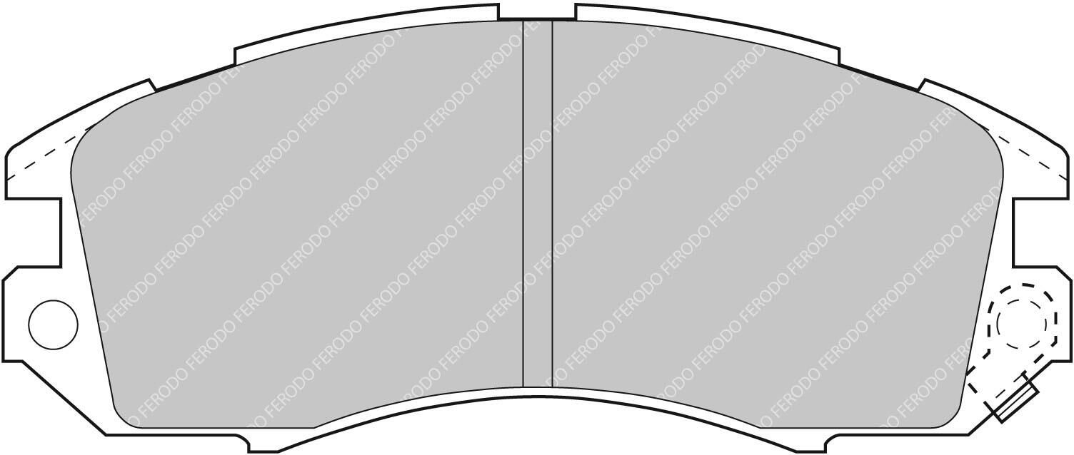Bremsbelagsatz, Scheibenbremse