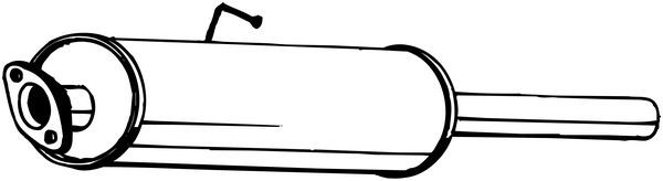 Mittelschalldämpfer