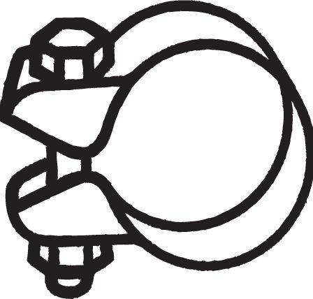 Klemmstück, Abgasanlage