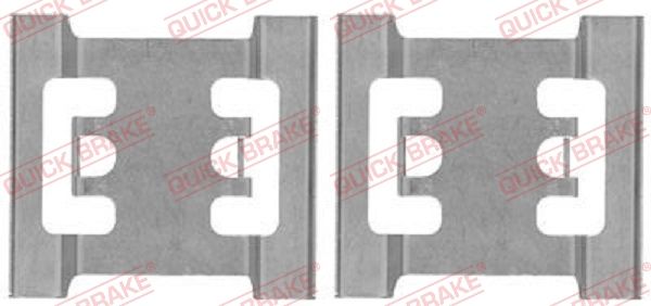 Zubehörsatz, Scheibenbremsbelag