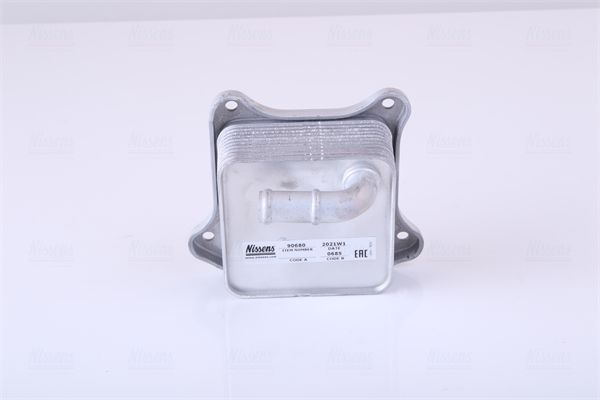 Ölkühler, Motoröl “NISSENS wassergekühlt , 70 mm, 130 mm”