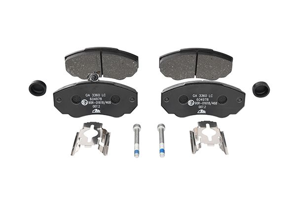 Bremsbelagsatz, Scheibenbremse