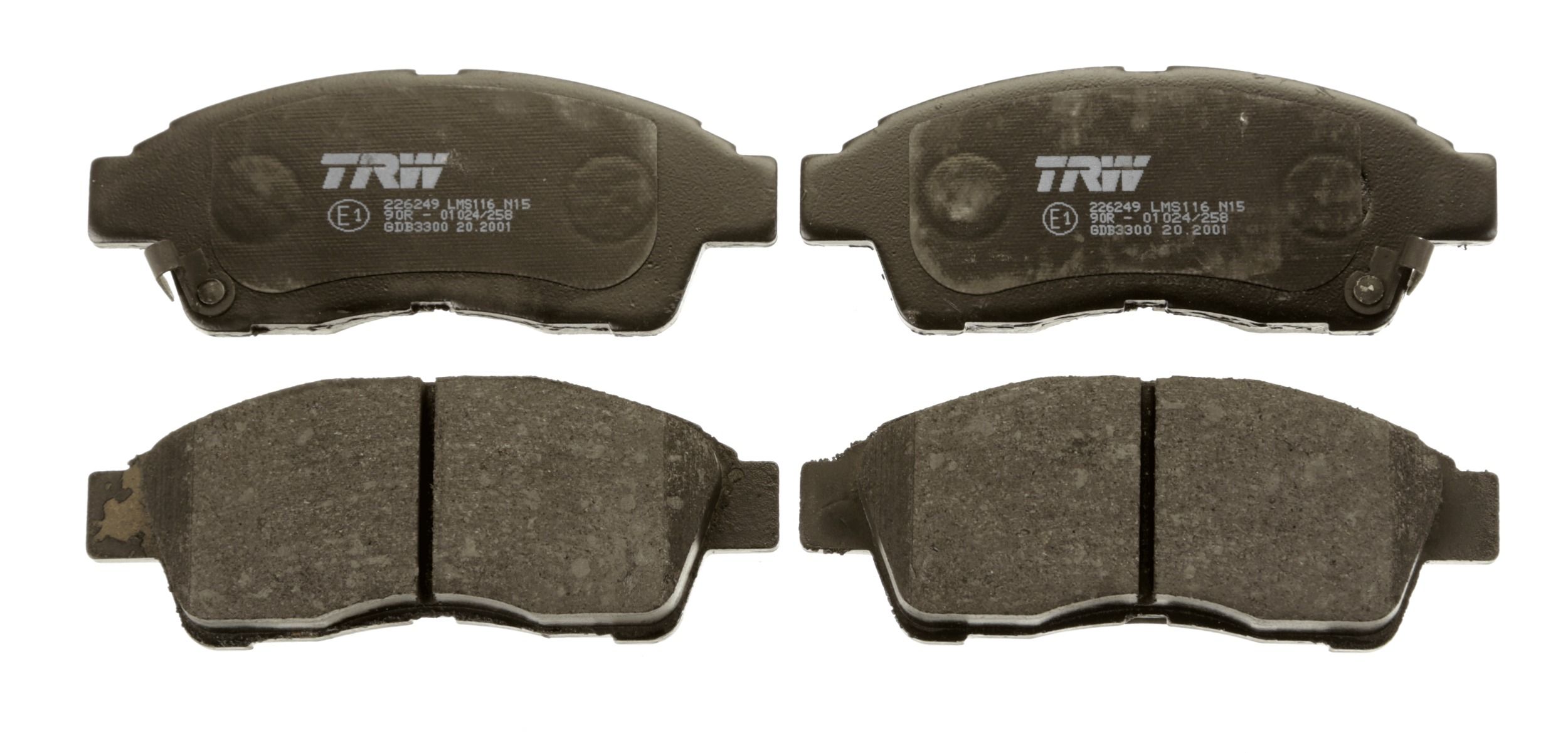 Bremsbelagsatz, Scheibenbremse