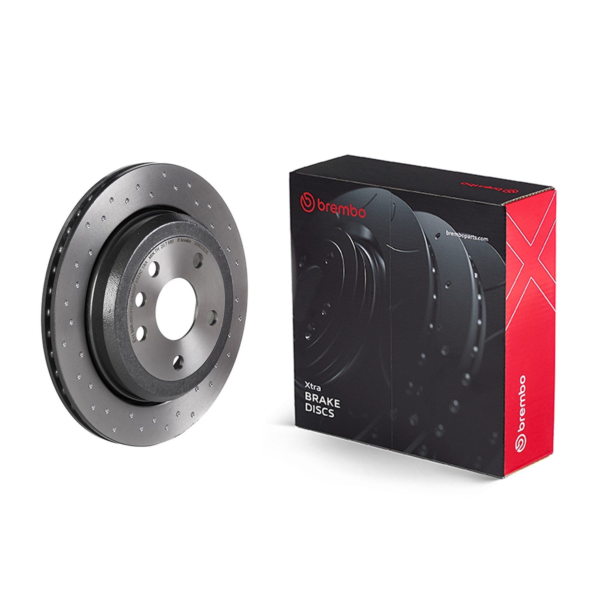 Bremsscheibe “BREMBO gelocht/innenbelüftet , 22 mm, 6 ”