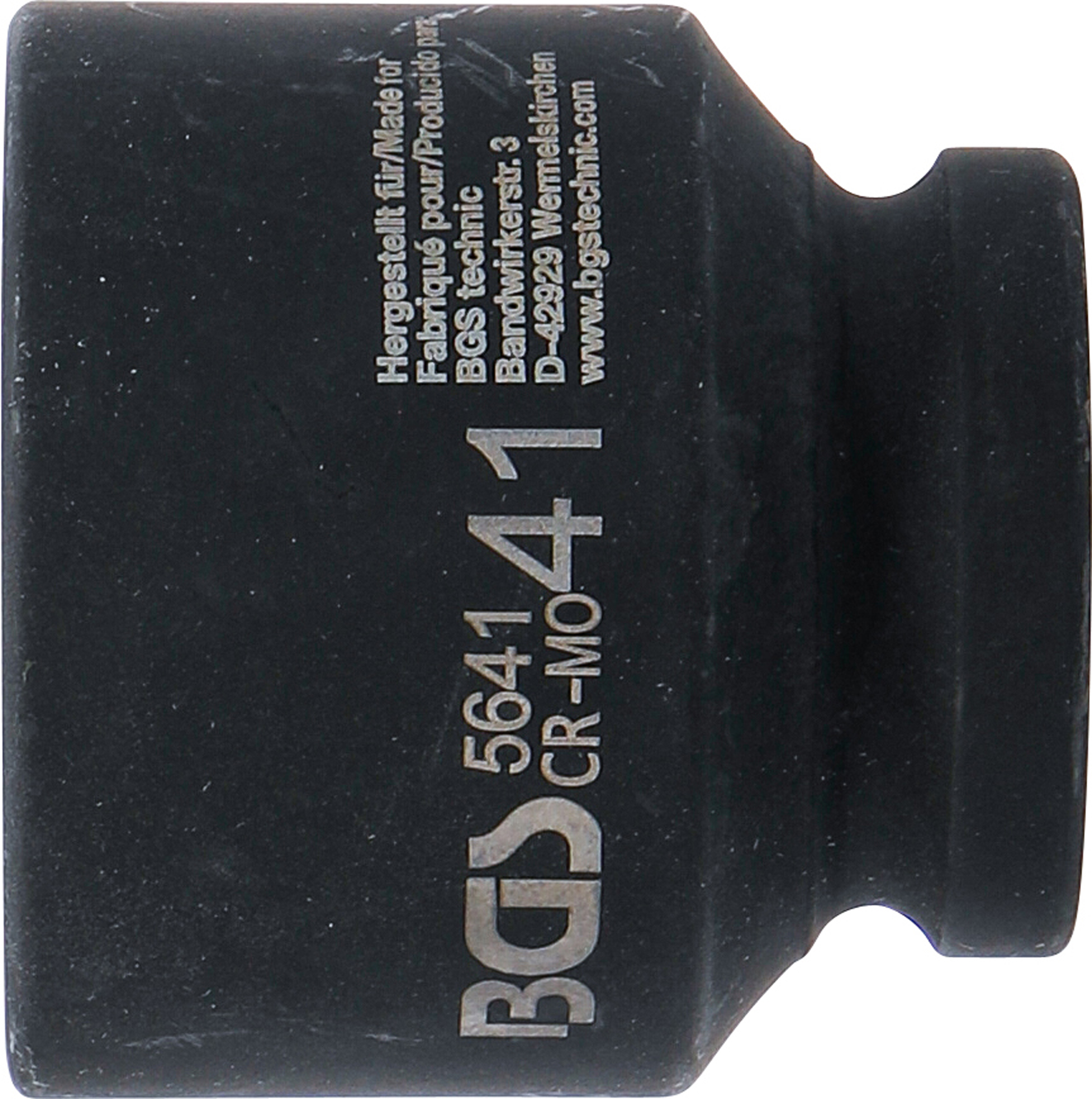 BGS Kraft-Steckschlüssel-Einsatz Sechskant | Antrieb Innenvierkant 20 mm (3/4") | SW 41 mm