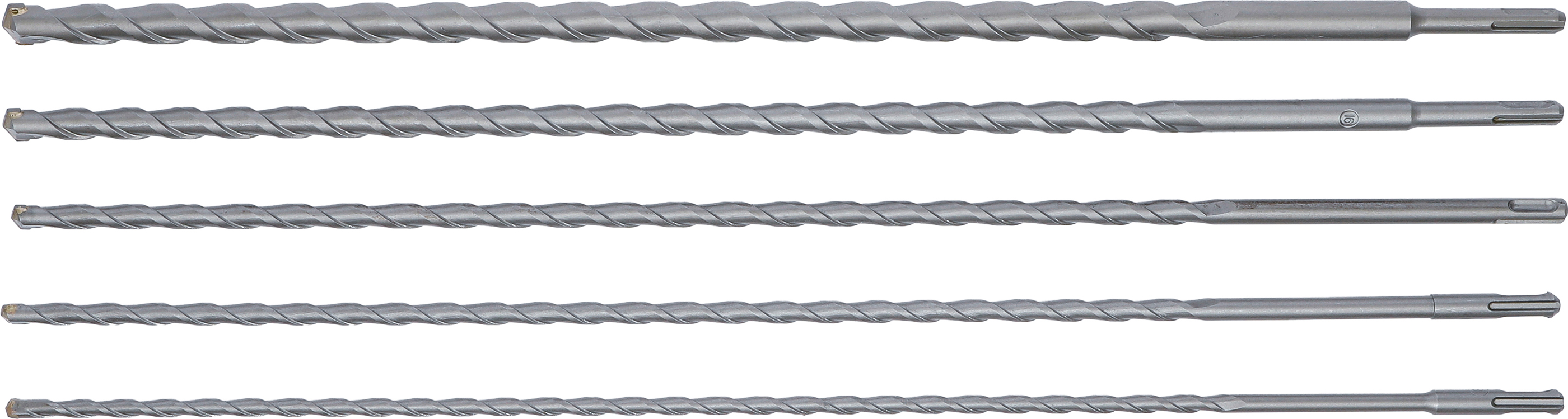 BGS Mauer-Durchbruch-Bohrer-Satz | SDS-Schaft | 8 - 20 mm | 5-tlg.