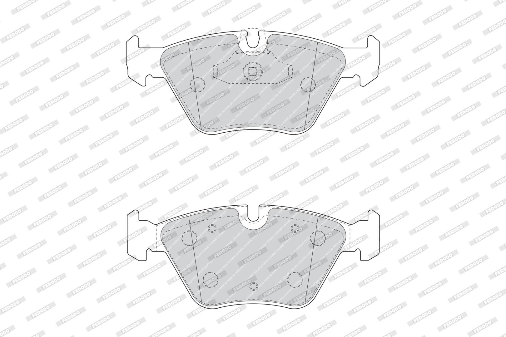 Bremsbelagsatz, Scheibenbremse