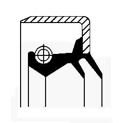 Wellendichtring, Differential