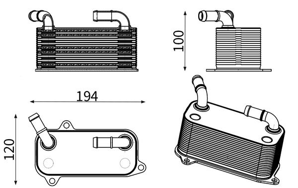 Ölkühler, Automatikgetriebe