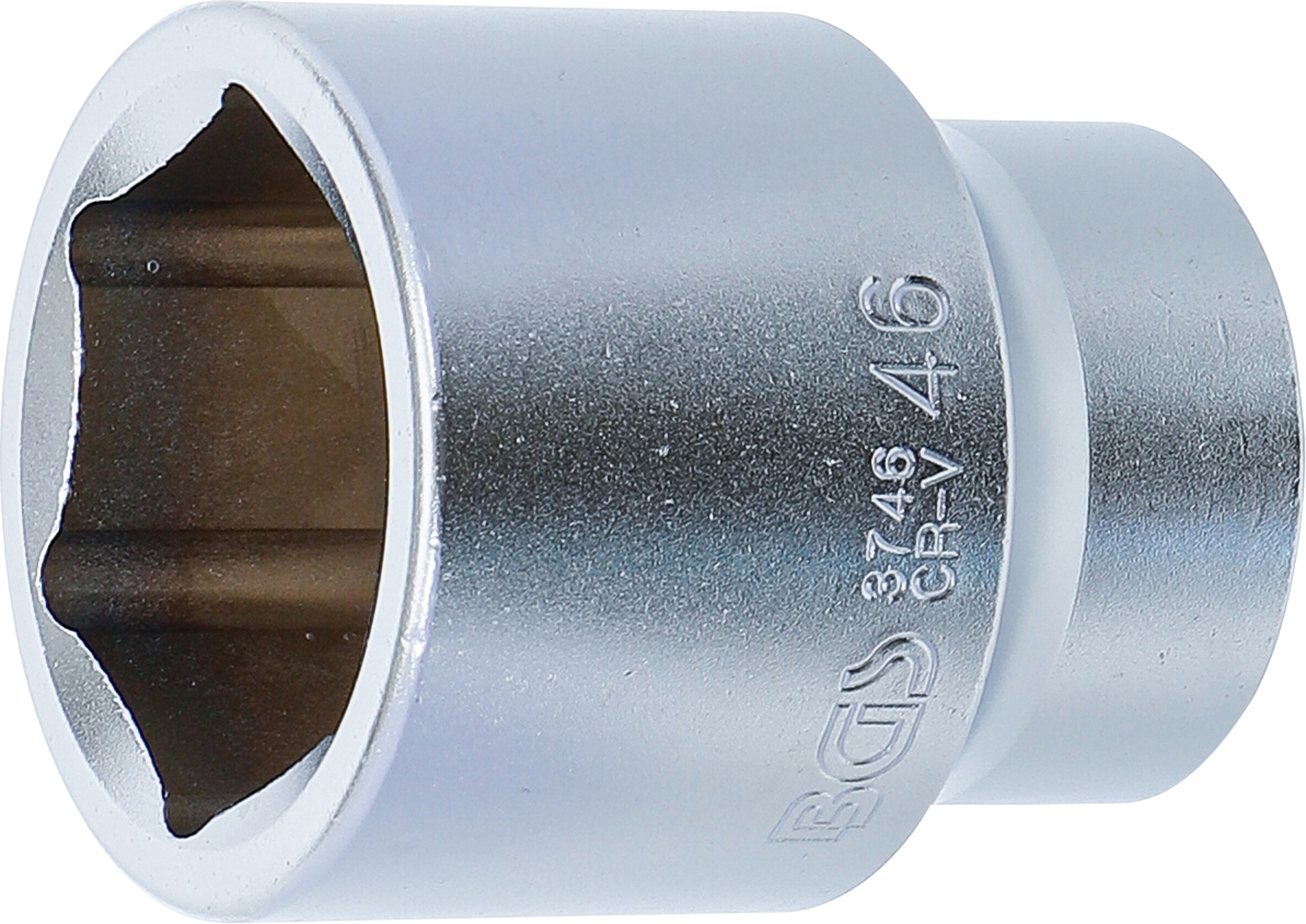 BGS Steckschlüssel-Einsatz Sechskant | Antrieb Innenvierkant 25 mm (1") | SW 46 mm