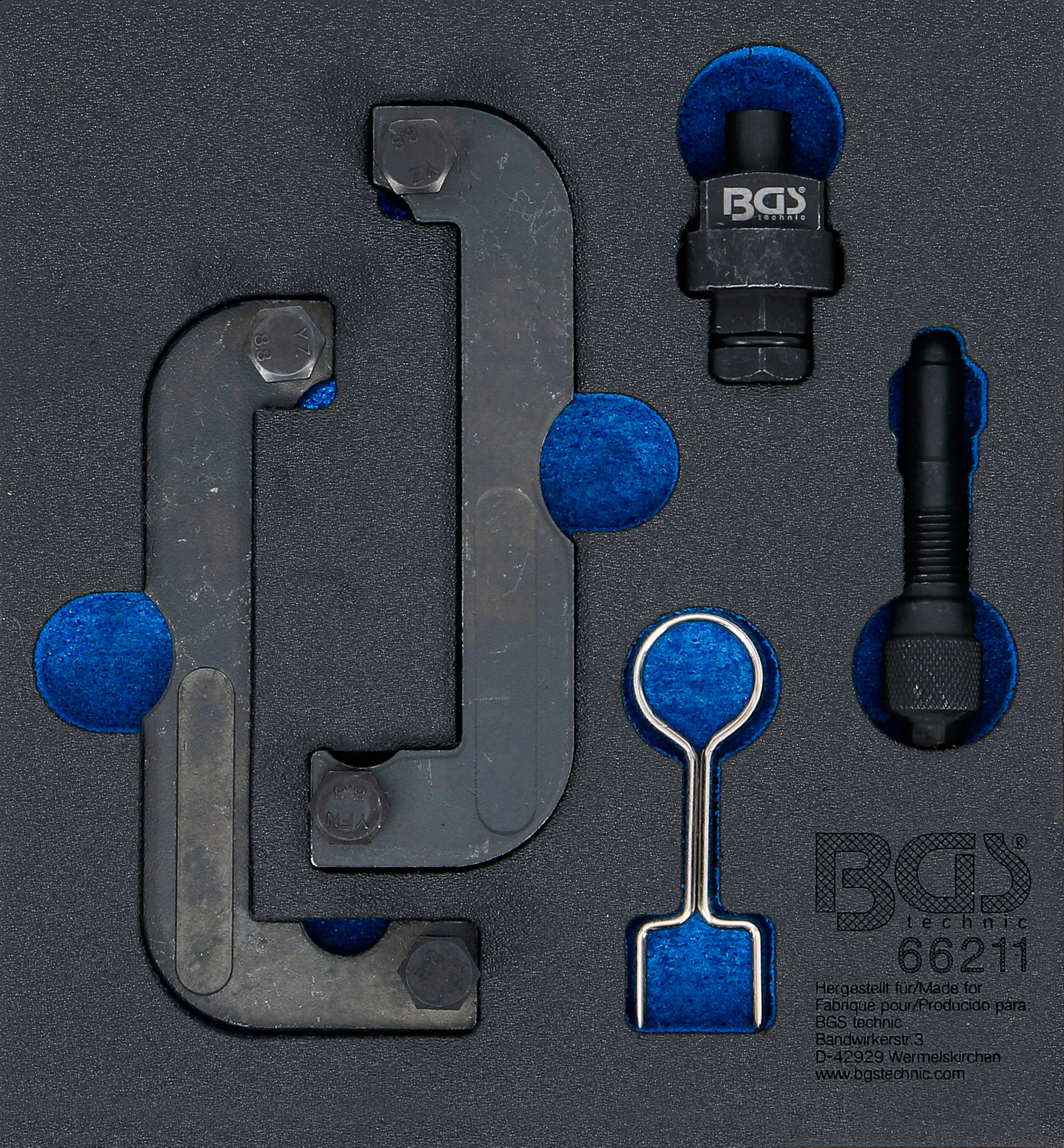 BGS Werkstattwageneinlage 1/6: Motor-Einstellwerkzeug-Satz | für Audi 2.4, 2.8, 3.0 TFSI