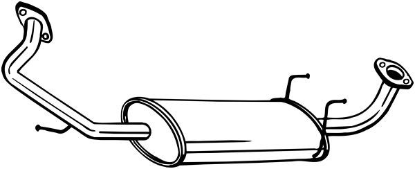 Mittelschalldämpfer