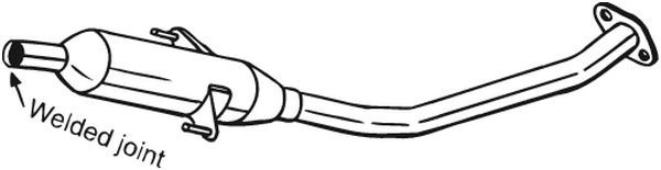 Mittelschalldämpfer