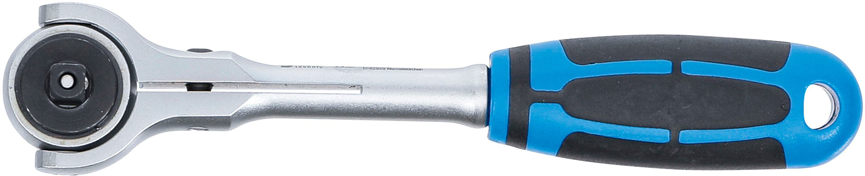 BGS Umschaltknarre mit Kugelkopf | Abtrieb Außenvierkant 6,3 mm (1/4")